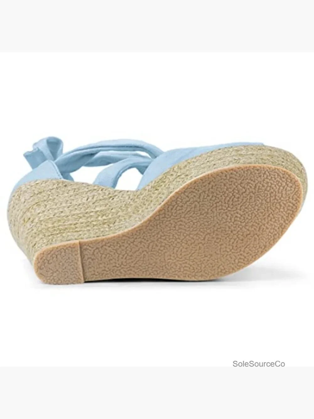 Lace Up Espadrille Platform Wedge Sandals
